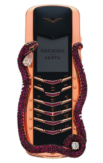 THE WORLDS MOST EXPENSIVE MOBILE PHONE The Cobra (pictured) is 