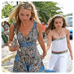 kate moss on catwalk